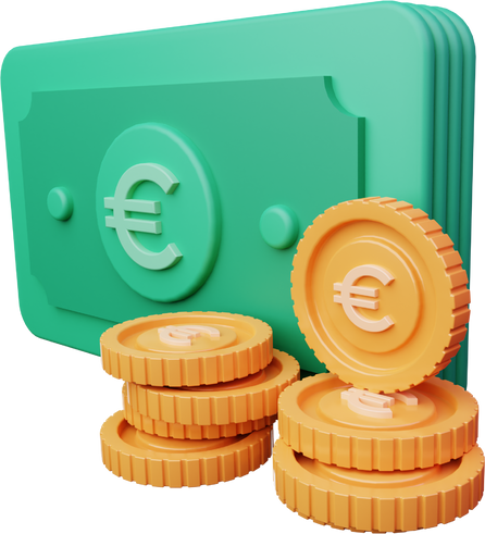 Euro Money 3d Icon